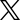 x logo